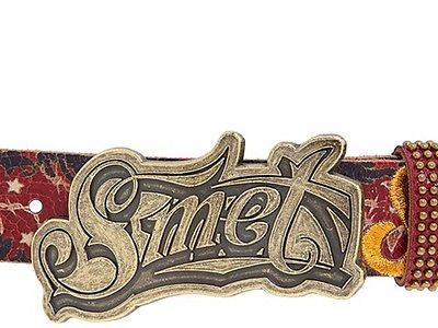 SMET SM 3012 Ladies/Junior Leather Belt Size Medium Merlot