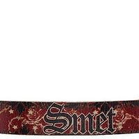 SMET SM 3012 Ladies/Junior Leather Belt Size Medium Merlot - Thumbnail 2