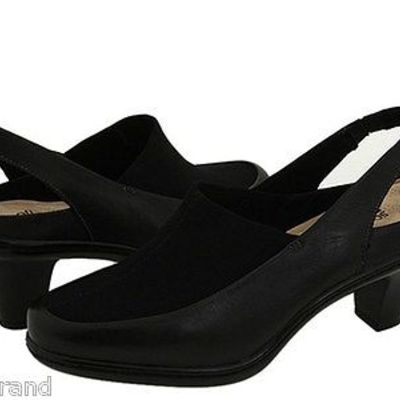 Softwalk revo sku 7619961 ladies shoes black or cork metallic/stretch combo