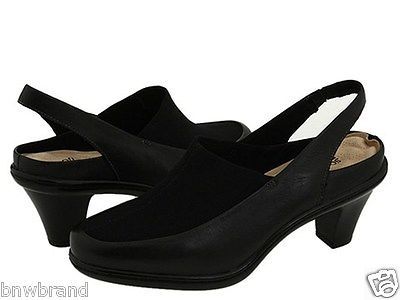 Softwalk Revo SKU 7619961 Ladies Shoes Black or Cork Metallic/Stretch Combo