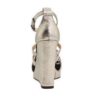 Luichiny Vivacious Sin Amen Wedge Black/Pewter - Thumbnail 7