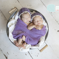 Lace Stitch Bonnet - Thumbnail 2