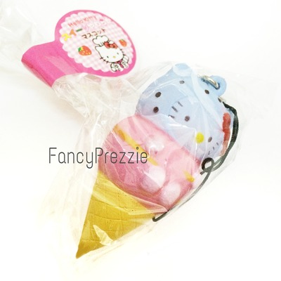 Hello kitty ice-cream squishy