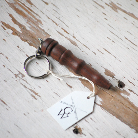 Black Walnut Key-chain Mini Wand