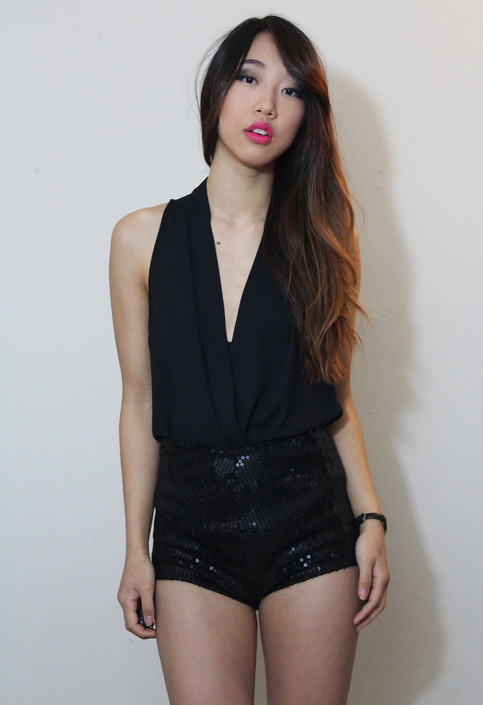 Sequin Knicker Shorts