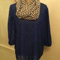 Blue Diamonds Top