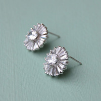 Wedding Earrings in A Touch Of Vintage  - Style # E160 : Luxe in Bloom - Thumbnail 1