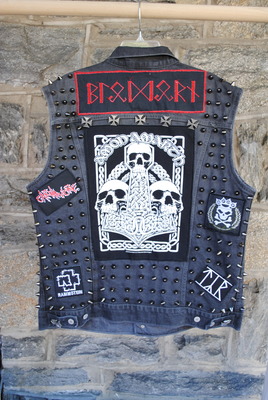 CUSTOM ORDER- Death Metal Armored Vest