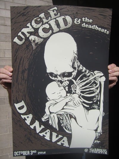 Uncle Acid and the Deadbeats, Danava gigposter