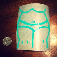 Decal, Seafoam 5x3 - Thumbnail 1