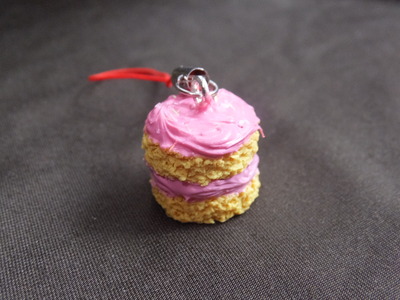 Pink Glitter Circle Cake