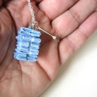 Eco Necklace - Security Envelopes With A Tiny Fork - Thumbnail 3