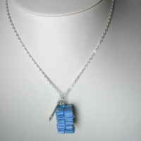 Eco Necklace - Security Envelopes With A Tiny Fork - Thumbnail 2