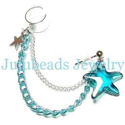 Seastarred ear cuff