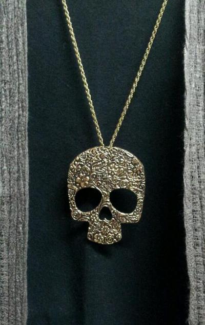 Skull Long Necklace