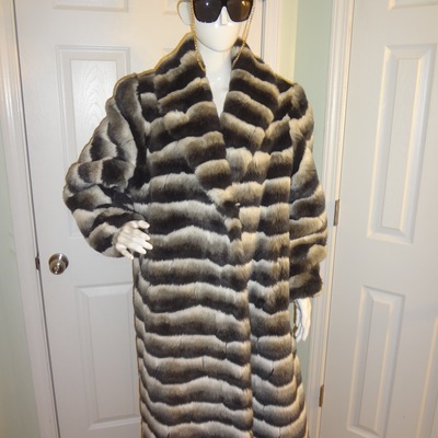 Vintage donna lepure ny faux fur coat size 1x-2x