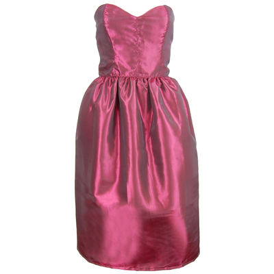 Wine bell shape party dress