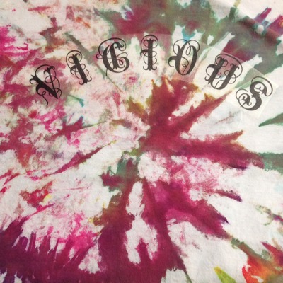 Vicious spiral tie-dye t-shirt