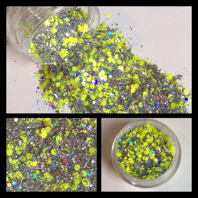 Matte yellow and silver