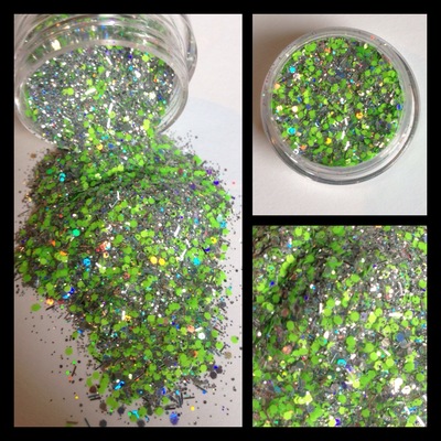 Matte Green and Silver