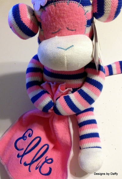 Personalized Sock Monkey