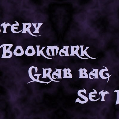 Mystery bookmark sets