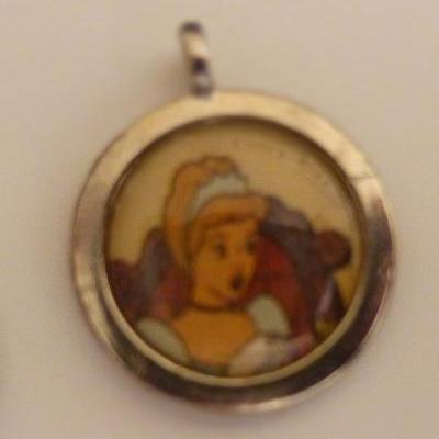 Cinderella silver charm