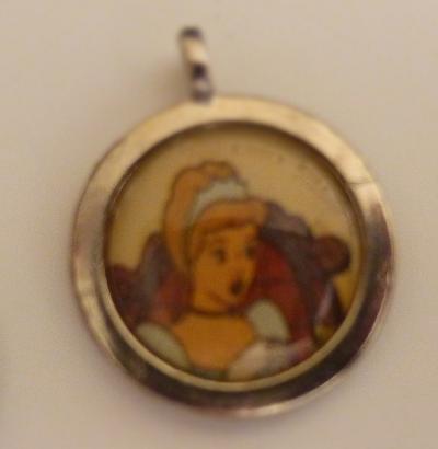 Cinderella silver charm