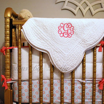 Monogrammed Baby Quilt