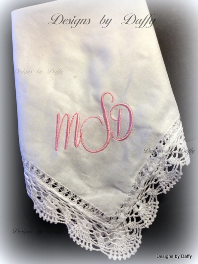 Monogrammed Handkerchief