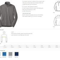 Monogrammed Men's Fleece Jacket - Thumbnail 2