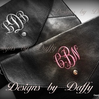Monogrammed Envelope Clutch - Thumbnail 1