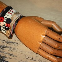 TC109 Kneck Tie Wrist Cuff - Thumbnail 1