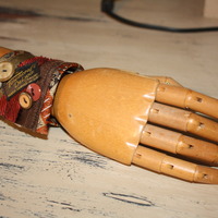 TC104 Kneck Tie Wrist Cuff - Thumbnail 1