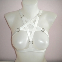 White Dolly Pentagram Harness - Thumbnail 1