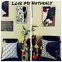 "LOVE" Love My Naturals Logo Natural Hair Art Decorative Throw Pillow-2