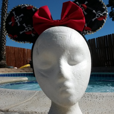 Pirates inspired mouse ears 