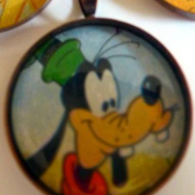 Bronze goofy pendant