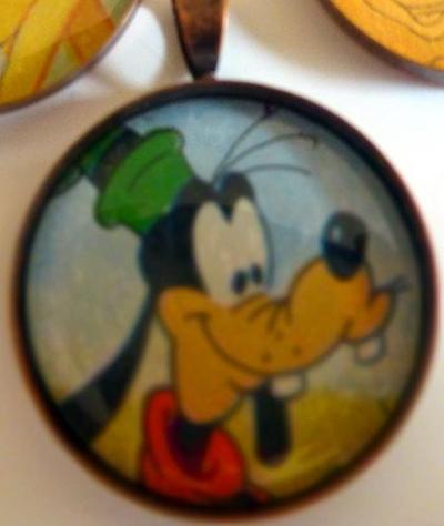 Bronze goofy pendant