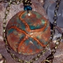 The Mermaids Favorite Starfish - OOAK Ceramic Pendant-2