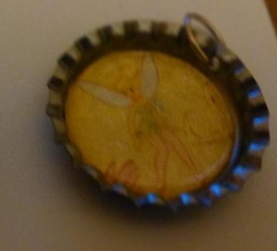 Tinkerbell bottle cap