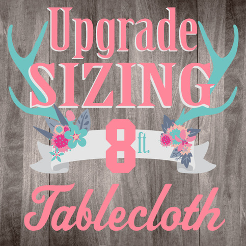 Upgrade 8' Tablecloth