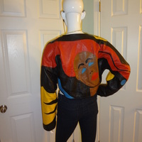 Vintage M G Ballard Black Leather Face Jacket Size XL-1x - Thumbnail 2