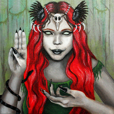 Swamp Witch - 8x10" giclee print