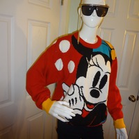 Vintage Mickey & Co Sweater Size L-XL  - Thumbnail 1