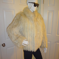 Vintage Saga Fox Fur Coat Size L - Thumbnail 1