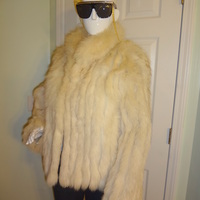 Vintage Saga Fox Fur Coat Size L - Thumbnail 2
