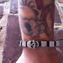 "Skull" Shamballa Square - Silver-1