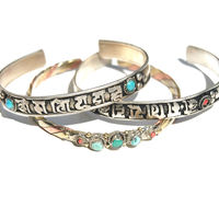 Triple Turquoise Cuff - Thumbnail 1