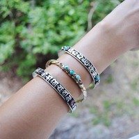 Triple Turquoise Cuff - Thumbnail 2